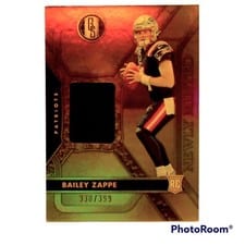 2022 Panini Gold Standard Newly Minted Memorabilia Bailey Zappe #NMM-BZA card