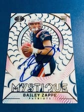 2022 Panini Illusions Mystique Autographs Bailey Zappe #M-6 card