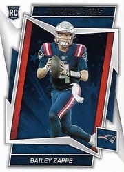 2022 Panini Rookies & Stars Base Set Bailey Zappe #121 card