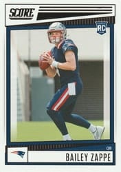 2022 Score Base Set Bailey Zappe #310 card