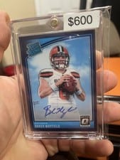 2018 Donruss Optic Baker Mayfield #153 card