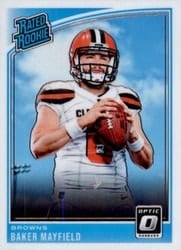 2018 Donruss Optic Base Set Baker Mayfield #153 card