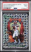2018 Donruss Optic Downtown Baker Mayfield #DT-12 card