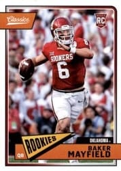 2018 Panini Classics Base Set Baker Mayfield #208 card