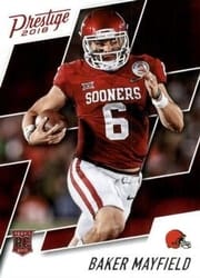 2018 Panini Prestige Base Set Baker Mayfield #203 card