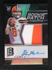 Baker Mayfield 2018 Panini Spectra #203 Patch Autograph