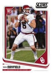 2018 Score Base Set Baker Mayfield #351 card