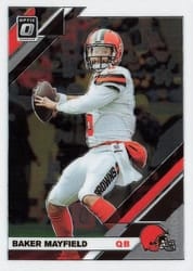 2019 Donruss Optic Base Set Baker Mayfield #24 card
