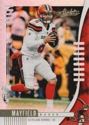2019 Panini Absolute Base Set Baker Mayfield #19 card