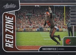 2019 Panini Absolute Red Zone Baker Mayfield #6 card