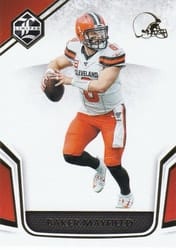 2019 Panini Limited Base Set Baker Mayfield #16 card