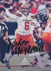 2019 Panini Luminance Base Set Baker Mayfield #27 card