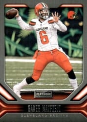 2019 Panini Playbook Base Set Baker Mayfield #19 card