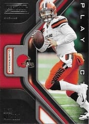 2019 Panini Playbook Play Action Baker Mayfield #1 card