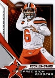 2019 Panini Rookies & Stars Precision Passers Baker Mayfield #PP-BM card