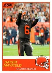 2019 Score Base Set Baker Mayfield #102 card