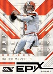 2019 Score Epix Season Baker Mayfield #ES-10 card