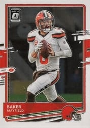 2020 Donruss Optic Base Set Baker Mayfield #26 card