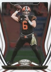 2020 Panini Certified Base Set Baker Mayfield #84 card