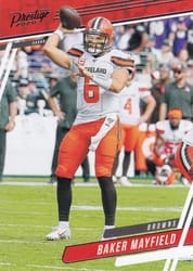 2020 Panini Prestige Base Set Baker Mayfield #36 card