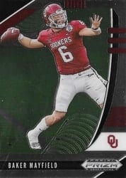 2020 Panini Prizm Draft Picks Base Set Baker Mayfield #9 card