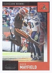 2020 Score Base Set Baker Mayfield #65 card