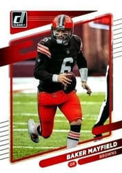 2021 Clearly Donruss Base Set Baker Mayfield #11 card