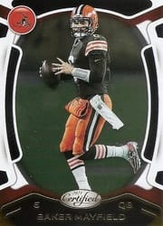 2021 Panini Certified Base Set Baker Mayfield #20 card