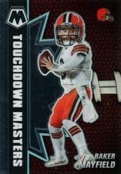 2021 Panini Mosaic Touchdown Masters Baker Mayfield #18 card