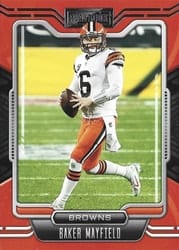 2021 Panini Playbook Base Set Baker Mayfield #19 card