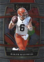2021 Panini Select Base Set Baker Mayfield #10 card