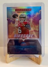 2025 Panini Rookies & Stars Airborne Baker Mayfield #18 card