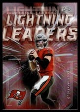 2025 Topps Chrome Lightning Leaders Baker Mayfield #LL-3 card