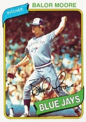 1980 Topps Base Set Balor Moore #19 card