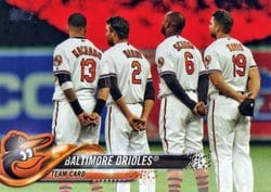2018 Topps Base Set Baltimore Orioles #292 card