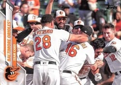 2020 Topps Base Set Baltimore Orioles #694 card