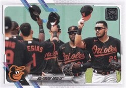 2021 Topps Base Set Baltimore Orioles #195 card