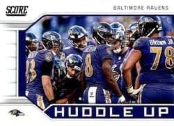 2019 Score Huddle Up Baltimore Ravens #HU-1 card