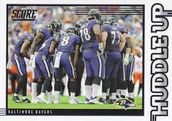 2020 Score Huddle Up Baltimore Ravens #HDL-BAL card