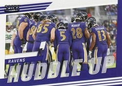 2022 Score Huddle Up Baltimore Ravens #HU-BAL card