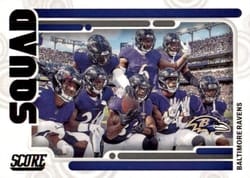 2022 Score Squad Baltimore Ravens #S11 card