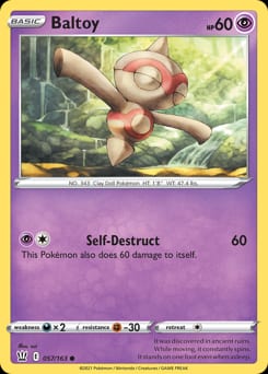 Battle Styles Baltoy #57 card