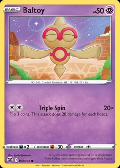 Brilliant Stars Baltoy #58 card