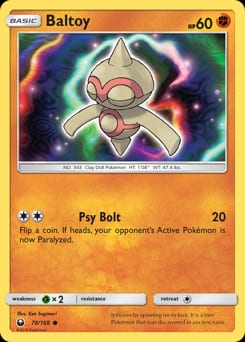 Celestial Storm Baltoy #78 card