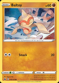 Crown Zenith Baltoy #70 card