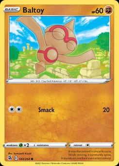 Fusion Strike Baltoy #144 card