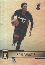 2021-22 Donruss Elite Base Set Bam Adebayo #148 card