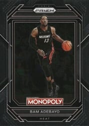 2022-23 Panini Prizm Monopoly Base Set Bam Adebayo #47 card