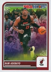 2023-24 Hoops Haunted Hoops Base Set Bam Adebayo #66 card
