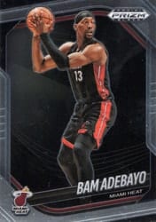 2024-25 Panini Prizm Black Base Set Bam Adebayo #50 card